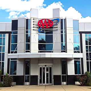 front facade of AAA Amherst branch office
