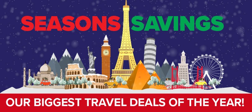 vector illustration of wonders of the world